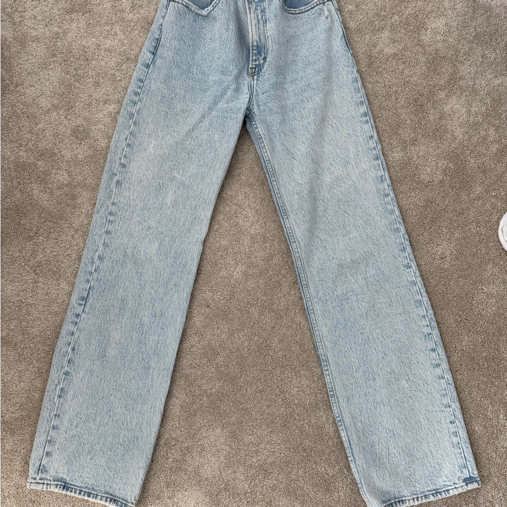 Abercrombie & Fitch Light Wash High Rise Jeans